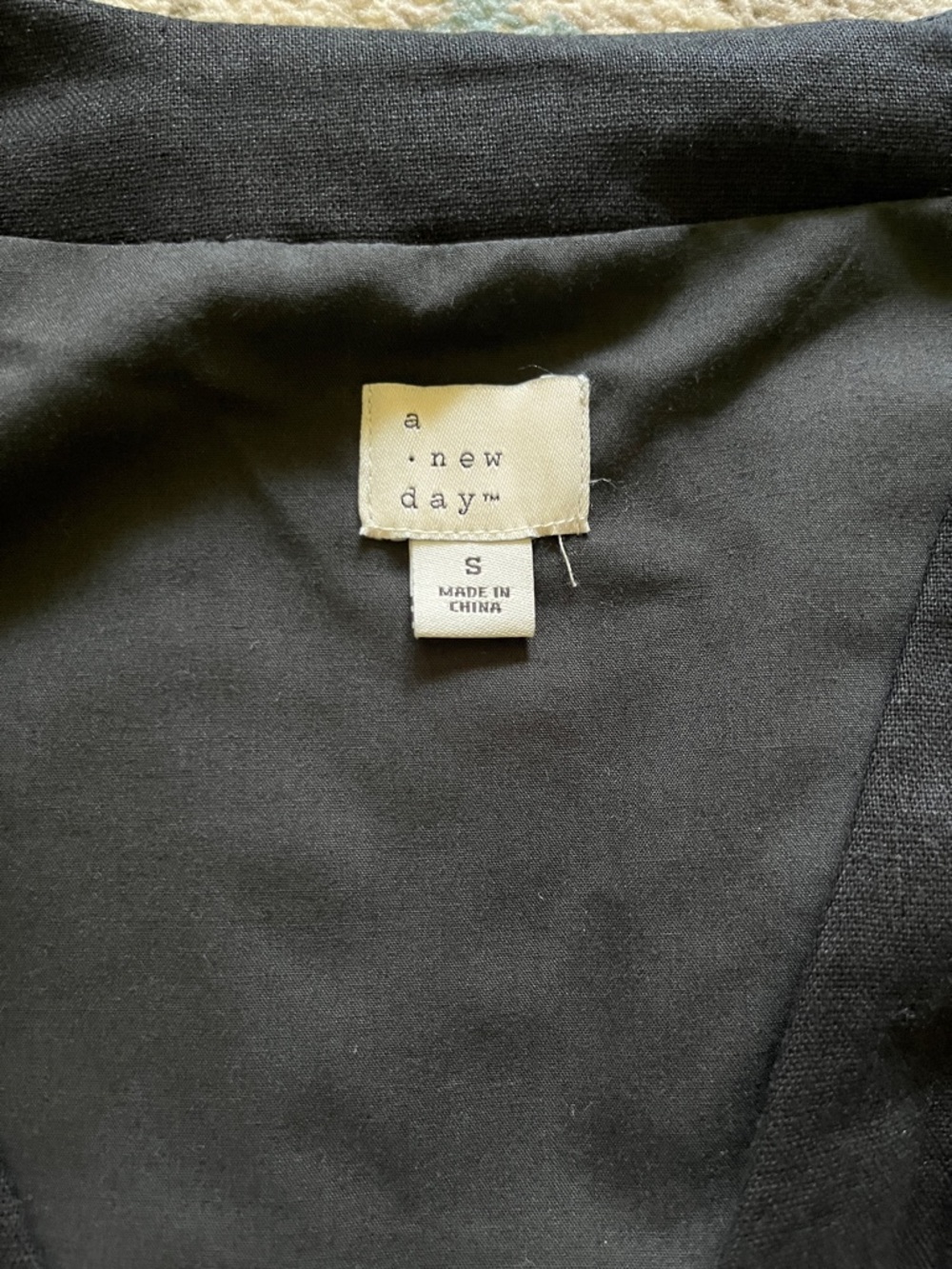 a new day Black Tailored Linen V-Neck Button Vest - Picture 5 of 13